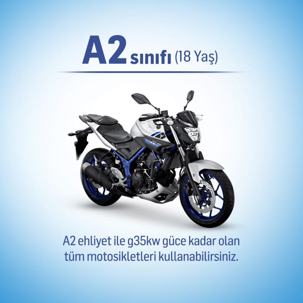 a2 sınıfı motosiklet ehliyeti