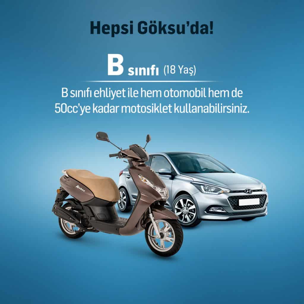 B1 Sınıfı Motosiklet Ehliyeti