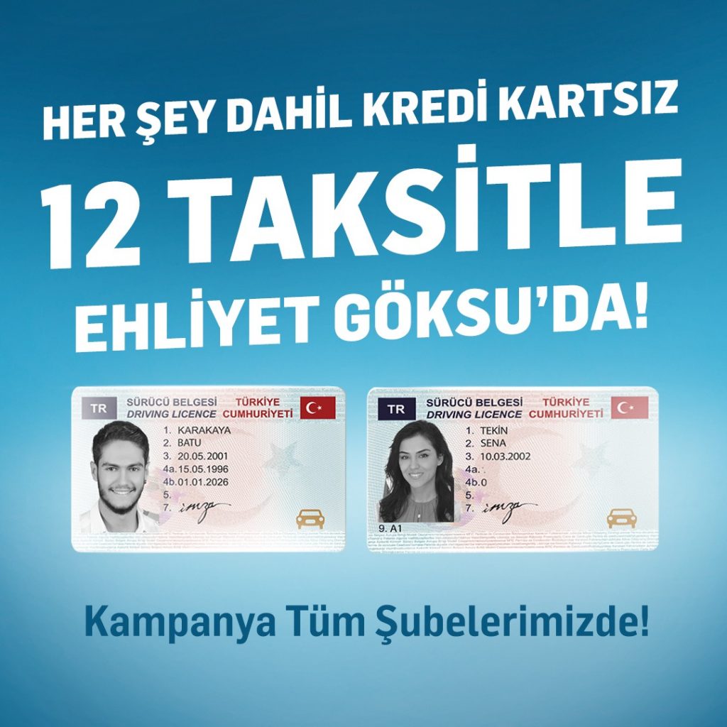 GÖKSU ile EHLİYET ÇOK KOLAY